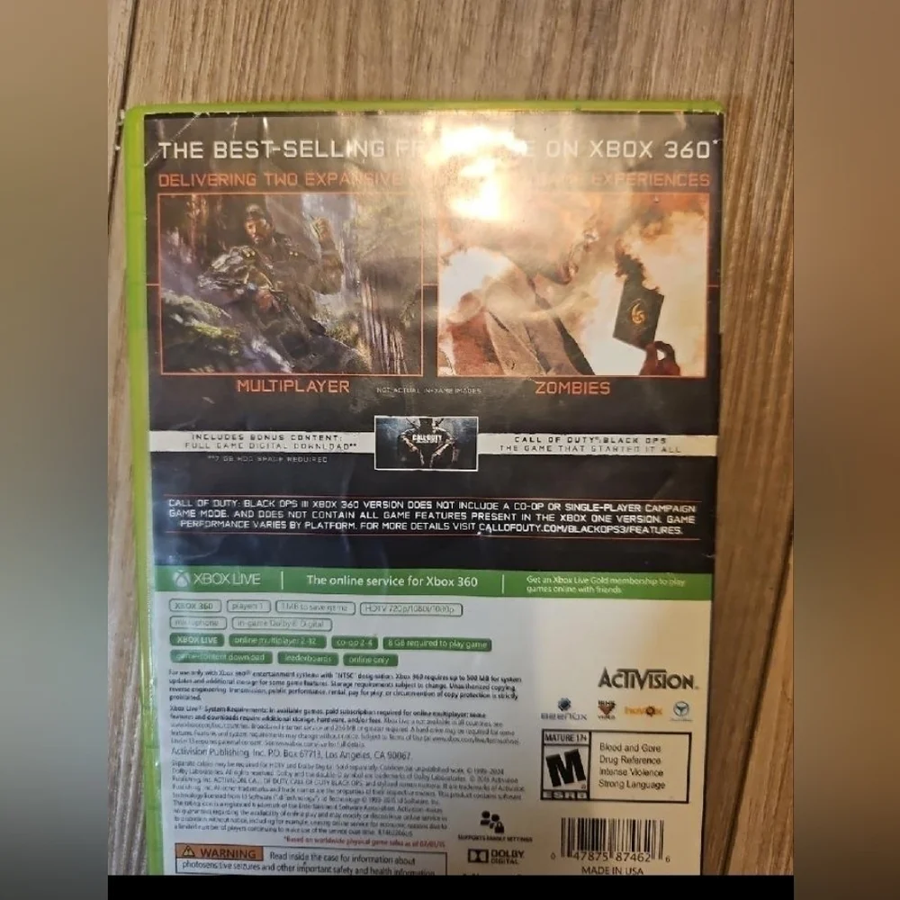 XBox 360 Call of Duty